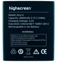 Аккумулятор для Highscreen Zera U (2000mAh)