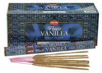 Благовония индийские Хем Флора Ваниль (Hem Flora Vanilla), набор 25 упаковок