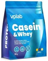 Протеин казеин VPLab Casein & Whey (500 г) Ваниль