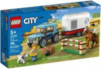 Конструктор LEGO City Great Vehicles Машина с прицепом для лошади