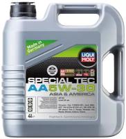 Моторное синтетическое масло LIQUI MOLY Special Tec AA 5W-30, 4 л