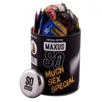 Текстурированные презервативы в кейсе MAXUS So Much Sex - 100 шт