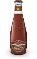 Газированный напиток Sanpellegrino Chinotto Померанец, 0.2 л, стеклянная бутылка, 4 шт