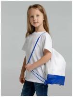 Рюкзак сумка мешок для сменной обуви сменки школьный детский Classna белый с синим