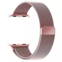 Ремешок Milanese Loop Stainless Steel для Apple Watch 38/40/41 mm Розовое Золото