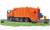 Мусоровоз Bruder Scania (03-560) 1:16, 62 см, оранжевый