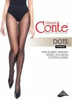 Колготки Conte elegant Fantasy Dots, с ластовицей, без шортиков