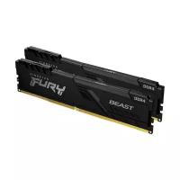 Оперативная память Kingston DDR4 32Gb (2x16Gb) 2666 MHz pc-21300 FURY Beast Black (KF426C16BB1K2/32)