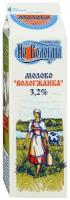 Молоко Из Вологды пастеризованное Вологжанка 3.2%, 1 л