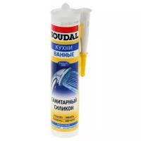 SOUDAL Герметик Soudal, силиконовый, санитарный, белый, 280 мл