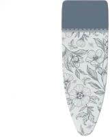 Гладильная доска Nika-best Серые цветы, тефлоновый чехол, 122 x 40 см
