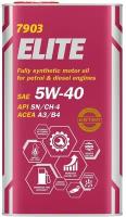 Масло моторное 5w40 mannol 4л синтетика elite sn/cf, a3/b4