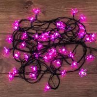 Гирлянда электрогирлянда новогодняя светодиодная Neon-Night Цветы Сакуры 7 м 50 LED с контроллером, розовое свечение