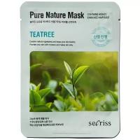 Secriss маска тканевая Secriss Pure Nature Mask Pack Tea Tree с экстрактом чайного дерева