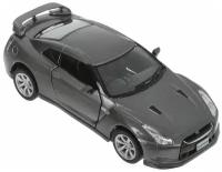 Металлическая машинка игрушка 1:36 2009 Nissan GT-R R35 (Ниссан ГТР) 13 см., инерционная / Светло-серый