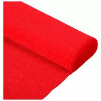 Цветная бумага крепированная в рулоне 180 г Cartotecnica Rossi, 50х250 см, 1 л., 580 rosso arancio
