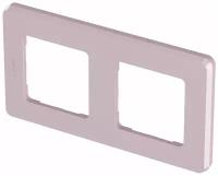 Рамка декоративная универсальная Legrand Inspiria, 2 поста, для горизонтальной или вертикальной установки, цвет 
