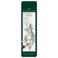 Faber-Castell Набор акварельных чернографитных карандашей 5 шт. (117805) черный 5 шт