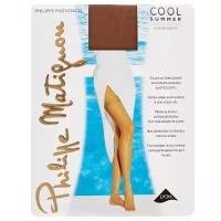 Чулки Philippe Matignon Cool Summer, 8 den, размер 3, коричневый