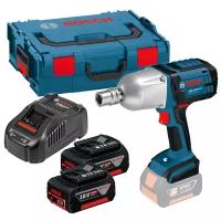 Гайковерт BOSCH GDS 18 V-LI HT 5.0Ач х2 L-BOXX