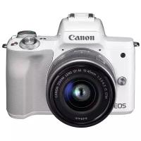 Фотоаппарат Canon EOS M50 Kit 15-45mm IS STM LP-E12, белый