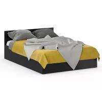 Кровать Стандарт 1400, цвет венге, ШхГхВ 143,5х203,5х70 см, сп. м. 1400х2000 мм, без матраса, основание есть