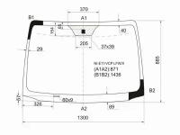 Стекло Лобовое +Дд В Клей Nissan Note 05-13 XYG арт. NI-E11-VCPS LFW/X