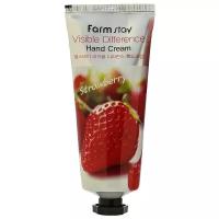 Farmstay Крем для рук Visible difference Strawberry