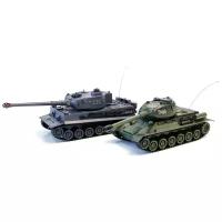 Набор техники Zegan Тигр 1 + T-34 (99824), 1:28, 25 см