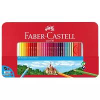 Faber-Castell Цветные карандаши Замок, 60 цветов (115894) красный