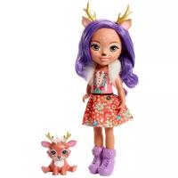 Кукла Enchantimals с любимой зверюшкой, 31 см Данэсса Оленни и Спринт