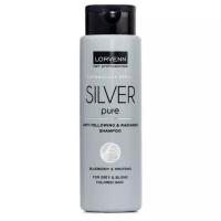 LORVENN шампунь Silver Pure Anti-Yellow & Radiance для для седых, блондинистых, окрашенных и осветленных волос