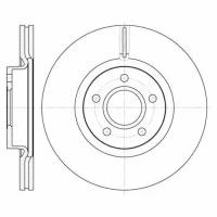 Тормозной диск передний (комплект 2 шт.) Remsa 671110