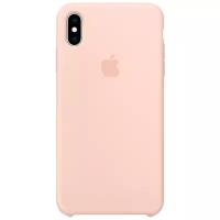 Чехол Apple силиконовый для iPhone XS Max, розовый песок