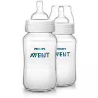 Philips AVENT Бутылочки полипропиленовые Classic+ SCF566/27 330 мл, 2 шт., с 3 месяцев