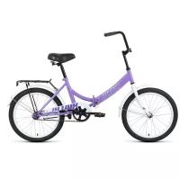 Городской велосипед ALTAIR City 20 (2021) фиолетовый/серый 14