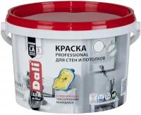 Краска для стен и потолков Dali Professional, акриловая, глубокоматовая, база C, бесцветная, 2,5 л