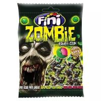 FINI Карамель Zombie Candy + Gum со вкусом клубники и жевательной резинкой, 80 г, флоу-пак