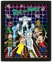 Постер 3D Rick and Morty (Characters Grid) EPPL71249