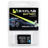 Аккумулятор Raylab RL-FW50 1030мАч (для Alpha ILCE-7M2, NEX-7, NEX-6 и др)