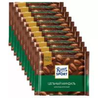 Шоколад Ritter Sport Extra Nut молочный цельный миндаль