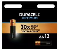 Батарейки щелочные (алкалиновые) Duracell Basic АА, 1,5В, 12шт (пальчиковые)