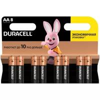 Батарейка Duracell Alkaline MN1500/LR6 АА (комплект из 8 шт.)