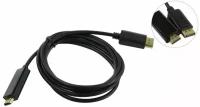 Кабель-переходник Vcom DisplayPort(m) - HDMI(m) 4K@60Hz 1.8m (CG608M-1.8M)