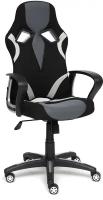 Кресло геймерское Tetchair RUNNER ткань, черный/серый, 2603/tw12/TW-14