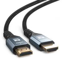 Кабель TUBON HDMI - HDMI 2.1 8K 60Hz, 4k 120Hz, HDR, Нейлоновая оплетка HH01 1.5м