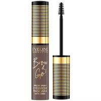 Eveline Cosmetics Тушь для бровей Brow & Go! с микрофиброй