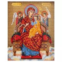 Радуга бисера Набор для вышивания бисером Богородица Всецарица (В-172), разноцветный, 1 шт., 26 х 21 см