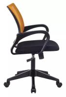 Офисное кресло Бюрократ CH-695N Черный (TW-11 Черный, ткань / TW-38-3 Оранжевый, сетка)