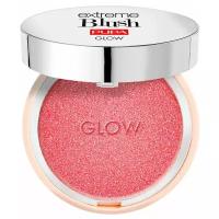 Pupa Компактные румяна с эффектом мерцания EXTREME BLUSH GLOW тон 200 Малина